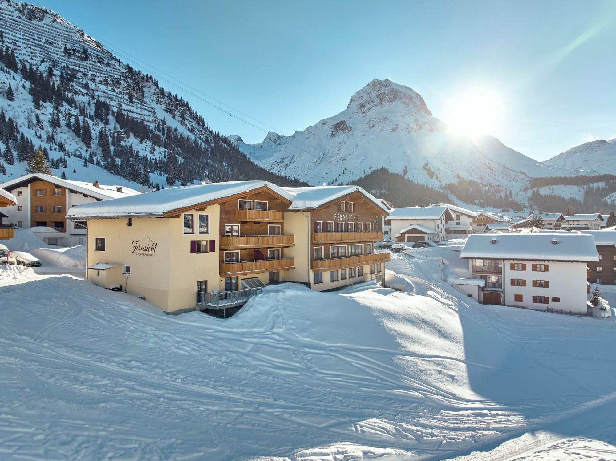 Fernsicht Alpen-Apartments 레흐암 아르베르크 외부 사진